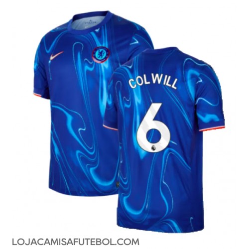 Camisa de Futebol Chelsea Levi Colwill #6 Equipamento Principal 2024-25 Manga Curta